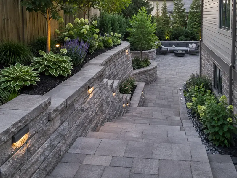 Richmond Hill · 2025 · steps + wall